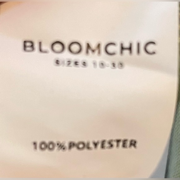 BloomChic Light Green  3/4 Sleeve Dress Size 26 - Picture 6 of 6